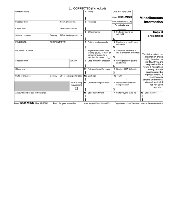 Preview of the official Form 1099-MISC PDF, page 4