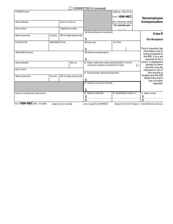 Preview of the official Form 1099-NEC PDF, page 4